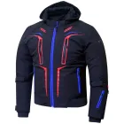 Chaqueta Alpha en Negro, Rojo y Azul