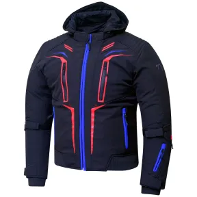 Chaqueta Alpha en Negro, Rojo y Azul