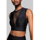 Reebok Crop Top Negro Mariposa