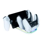Soporte Dual RGB para Mandos PS5 y PlayStation Portal - Nacon