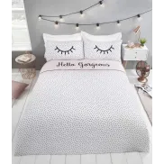 Ropa de Cama Reversible de Lunares para Cama Individual