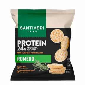 Snack Proteico de Mini Tortitas con 24 g de Proteína
