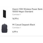 Xiaomi Mi Casual Daypack + Powerbank 10000mah Inalámbrico