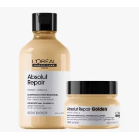 Pack Absolut Repair Golden: champú 300 ml + mascarilla