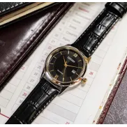 Reloj solar Citizen Eco-Drive, 40mm, piel y esfera negra
