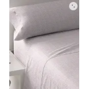 Sábanas de algodón Maddy malva rosa para cama de 90cm.