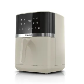 Freidora de aire Bosch Serie 4, 6.1L, Doble calor, Crema