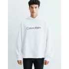 Sudadera blanca con capucha 100% algodón Calvin Klein