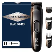 Recortadora de Barba King C. Gillette con 5 Accesorios