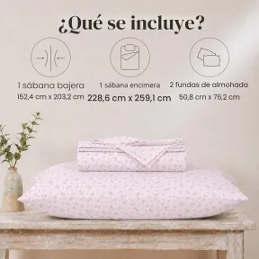 Sábanas de Matrimonio Doble - Microfibra