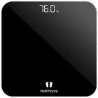 Báscula Digital de Baño Negra, Alta Precisión, 180 kg