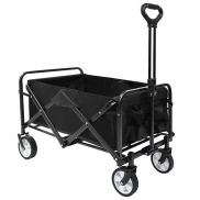Carrito Plegable Todoterreno para Playa y Jardín con 4 Ruedas.