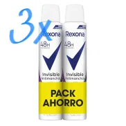 Rexona Invisible Desodorante Antitranspirante Mujer 200 ml.