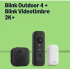 Blink Outdoor 4 y Videotimbre 2K+ con Pilas, Negro