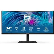 Monitor Curvo Philips E Line 34" WQHD+ 100Hz USB-C FreeSync