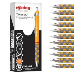 Portaminas rOtring Tikky 0,7 mm HB - Caja de 12 unidades