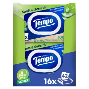 Toallitas húmedas Tempo Suave y Sensible - Megapack 672 uds.
