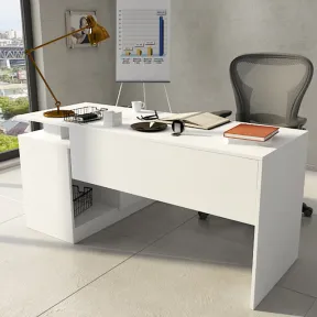 Escritorio Blanco Çalisma Masasi - 74 x 160 x 60 cm