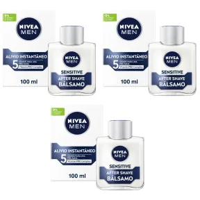 NIVEA MEN Bálsamo After Shave Sensitive 3x