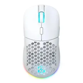 Newskill Arakne Elite Ivory: Ratón inalámbrico 16000 DPI