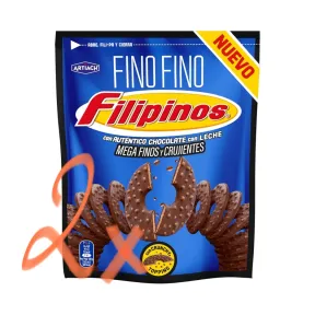 Filipinos de Chocolate con Leche Artiach, 87g - Pack 2