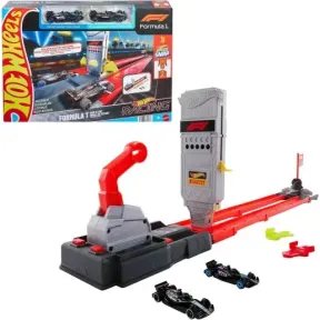 Hot Wheels Fórmula 1: Set de Pista Grid Start y 2 Coches