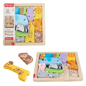 Juguete de Madera: Puzzle de Animales Fisher-Price