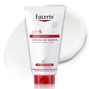Eucerin Crema de manos pH5, hidratante para manos agrietadas