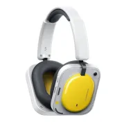 Auriculares Bluetooth Amarillos con Cancelación de Ruido