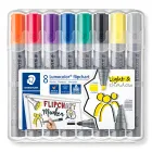 Set de 8 Rotuladores Flipchart STAEDTLER Lumocolor 356