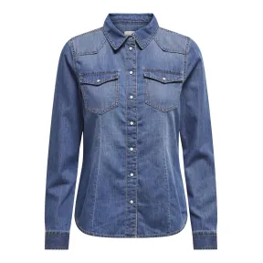 Camisa de mujer ONLALEXA en denim