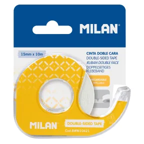Cinta adhesiva doble cara 15 mm x 10 m en blíster