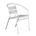 Silla Stack gris de aluminio para jardín (LEROY MERLIN)