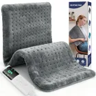 Manta eléctrica lumbar con 9 temperaturas y 4 temporizadores.