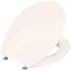 Asiento de inodoro monocromático, fácil de limpiar y duradero