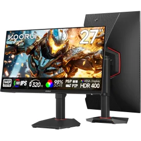 Monitor Gaming 27" KOORUI HDR400 QHD 320Hz IPS G2721E