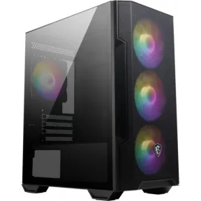 Caja Gaming MSI MAG FORGE M100R Cristal Templado Negra