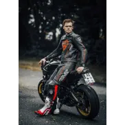 Traje de cuero Arlen Ness Losail de dos piezas, varios colores
