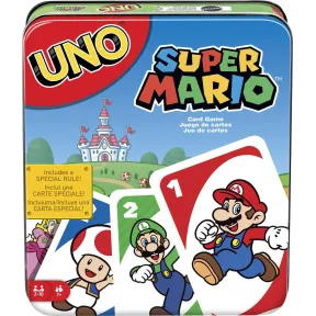 Juego de Cartas UNO Super Mario de Mattel, 2-10 Jugadores