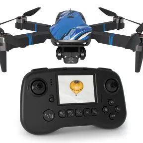 Cuadricóptero RC Plegable con FPV y Esquiva de Obstáculos