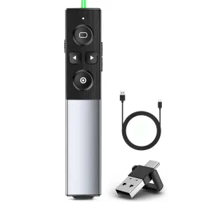 Puntero para presentaciones 2 en 1 USB y USB C
