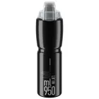 Botella de agua para ciclismo ELITE Jet Plus Negro 950ml
