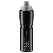 Botella de agua para ciclismo ELITE Jet Plus Negro 950ml