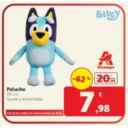 Peluche suave de Bluey 20 cm - Solo 7,98€