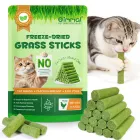Snacks Liofilizados de Hierba para Gatos, 60g Dentales