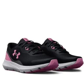 Zapatillas negras UNDER ARMOUR Surge 3 para niños T. 27-31