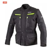 Chaqueta textil negroneón para motocicleta GMS Gear