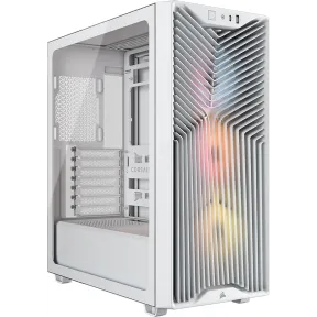 Caja Semitorre CORSAIR 3200D RS ARGB Blanca con 3 Ventiladores