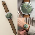 Reloj AUTOMÁTICO ORIENT Bambino Classic 42mm con Correa de Ante