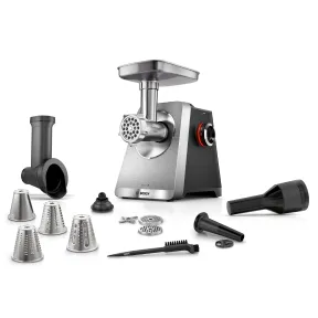 Picadora de carne MultiPower Serie 8 Bosch, 500W, MFWS840M